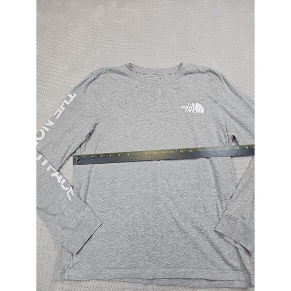 The North Face Shirt Womens Medium Gray Long Sleeve Light Weight - Picture 3 of 7